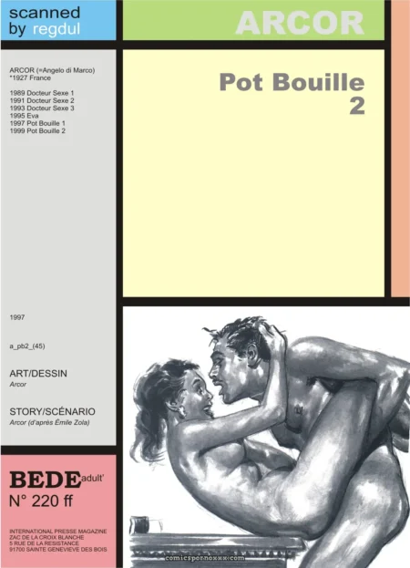 Homme nu tient femme nue enlacée, jambes croisées autour de lui, baisers passionnés et position sexuelle explicite