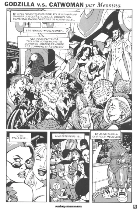Gotzilla Vs. Catwoman (Messina)