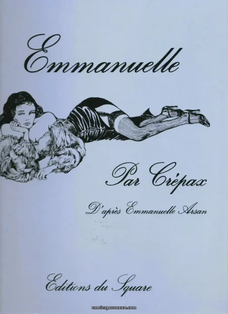 Emmanuelle en robe moulante rayée et talons aiguilles chevauche un homme allongé, jambes écartées et culotte baissée